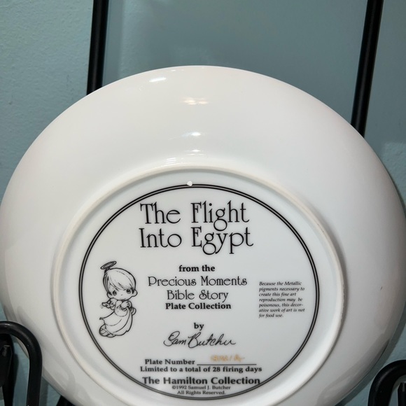 The Hamilton Collection from Precious Moment Bible Story Plate Collection (3) - Picture 7 of 7